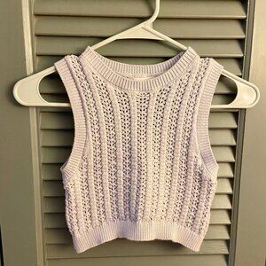 Zara Kids Light Blue Sweater Vest - Size 8-9